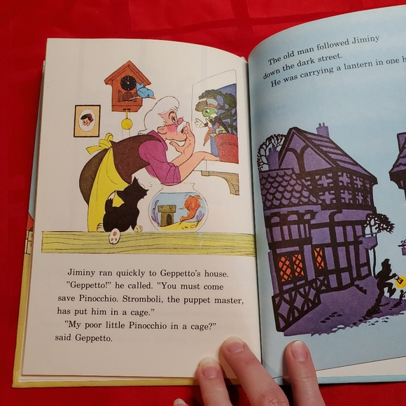 Lot of 3 Vintage Disney Children's books- Bambi, Cinderella and Pinocchio - Picture 15 of 16